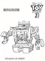 coloriage toy story 3 vulcain le robot